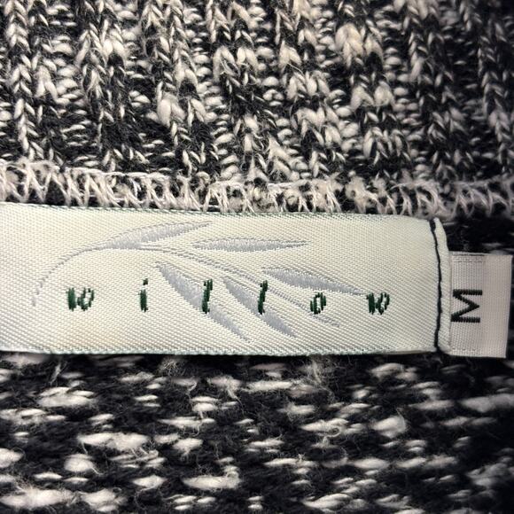 Vintage Willow Boho Herringbone Cozy Knit Cardigan Sweater Size M Hipster USA - Picture 3 of 7